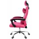 Fotel biurowy GIOSEDIO różowy, model GPX012