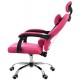 Fotel biurowy GIOSEDIO różowy, model GPX012