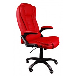 Fotel biurowy BRUNO czerwony