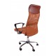 Fotel biurowy BSX brązowy